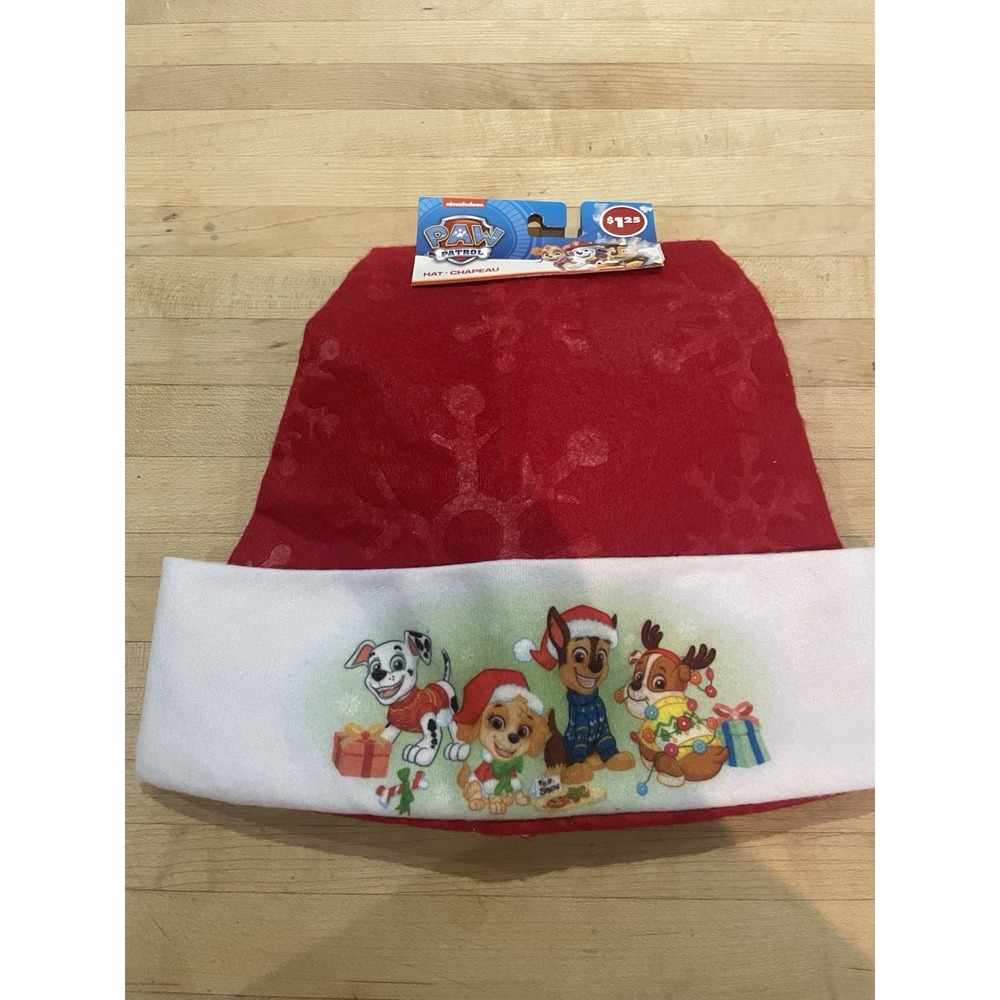 Paw Patrol: The Movie Santa Christmas Santa Claus Hat - Red